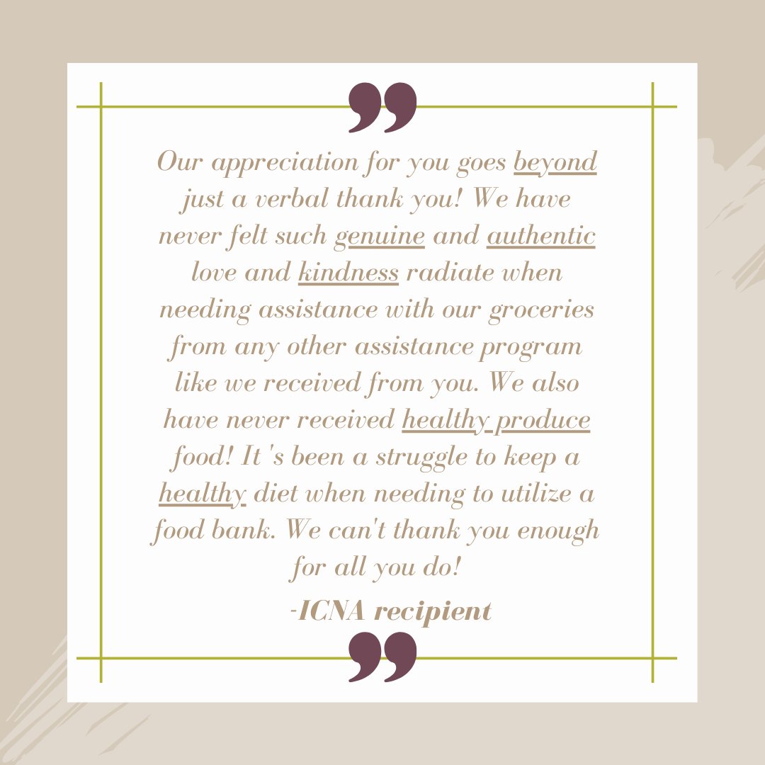 Notes like this are why we do what we do! This was a hand written note that <a href="/ICNARelief/">ICNA Relief</a> received from one of their patrons. 
We love getting produce into the hands of hungry people that would otherwise go to waste! #gleaningforgood #ICNA #hungerrelief #divertfoodwaste