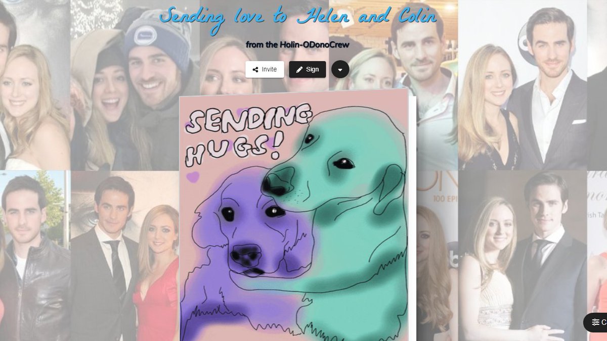 EnchantedSwans's tweet photo. HOLIN PROJECT 💗
I started a little project for BOTH Helen & Colin, to send our love and show them that no matter what some people say, we do love & support them BOTH.
If you wanna join in, just leave a message for them BOTH on this ecard 🙂
https://t.co/FaQezMT4ZO
More info⬇️ https://t.co/RLlLI7D0rD
