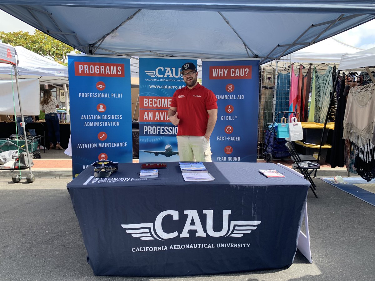 Headed to the Apple Valley #Airshow this weekend? At the CAU booth, you can:

▶️Experience flight in our mobile flight simulator bus
▶️Get an autograph from aerobatic pilot, <a href="/vkflyer/">Vicky Benzing</a>
▶️Learn about the aviation programs CAU has to offer

Stop by - we'd love to see you there!
