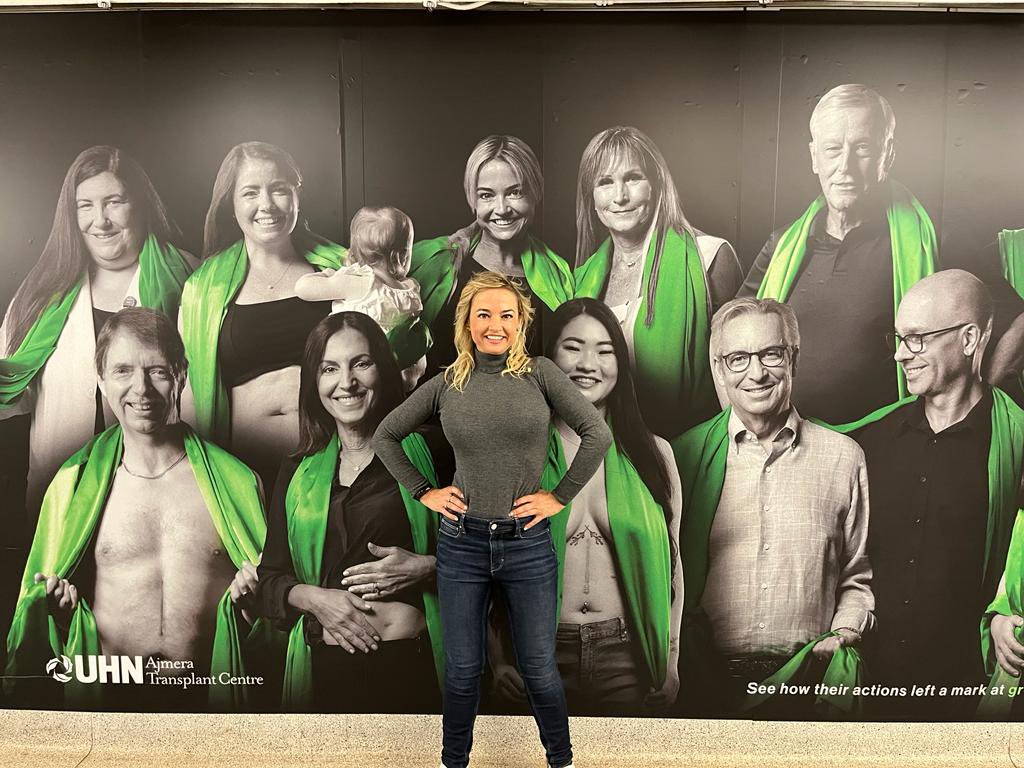 CityCristinaH's tweet photo. Finally got a chance to see the #greatactions mural at the Queens Park TTC station. Pretty pumped to be part of the @GiveLifeUHN campaign to celebrate living donors https://t.co/oj6fwRONB4