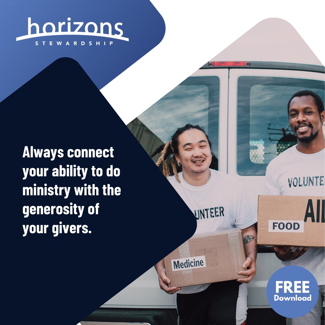 HorizonsSteward's tweet photo. Generosity Tip: Always connect your ability to do ministry with the generosity of your givers.

Download Your Year-End Giving Playbook. #yearendgiving #giving #churchgiving https://t.co/TJp9O8fVOJ https://t.co/nl4tu6G75f