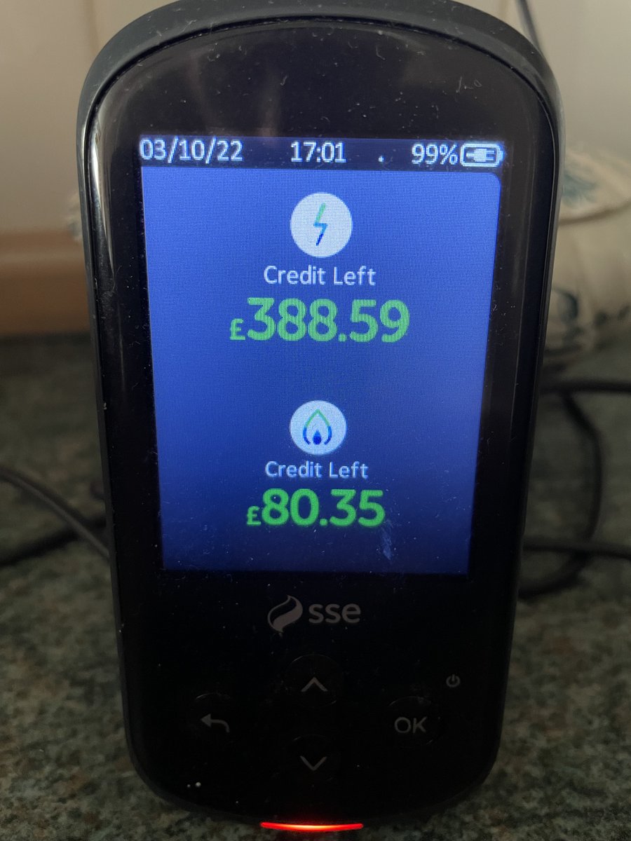 Dav_Matt's tweet photo. @YourSSE surely this is not correct in 10 hours it’s deducted £19.86 that’s basically £40 a day in just electricity that’s £1120 a month!!!! And £13,440 a year just in electricity https://t.co/95XdYlmx6d