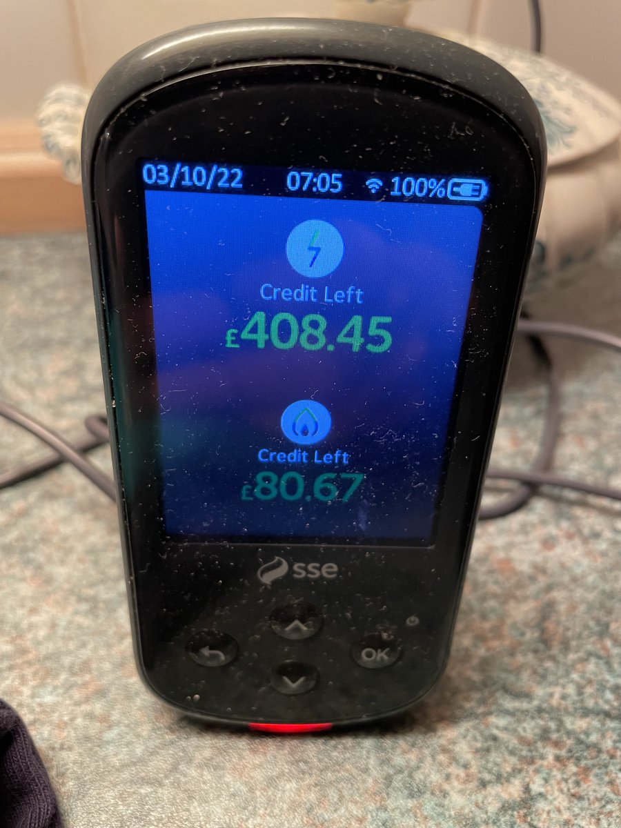 Dav_Matt's tweet photo. @YourSSE surely this is not correct in 10 hours it’s deducted £19.86 that’s basically £40 a day in just electricity that’s £1120 a month!!!! And £13,440 a year just in electricity https://t.co/95XdYlmx6d