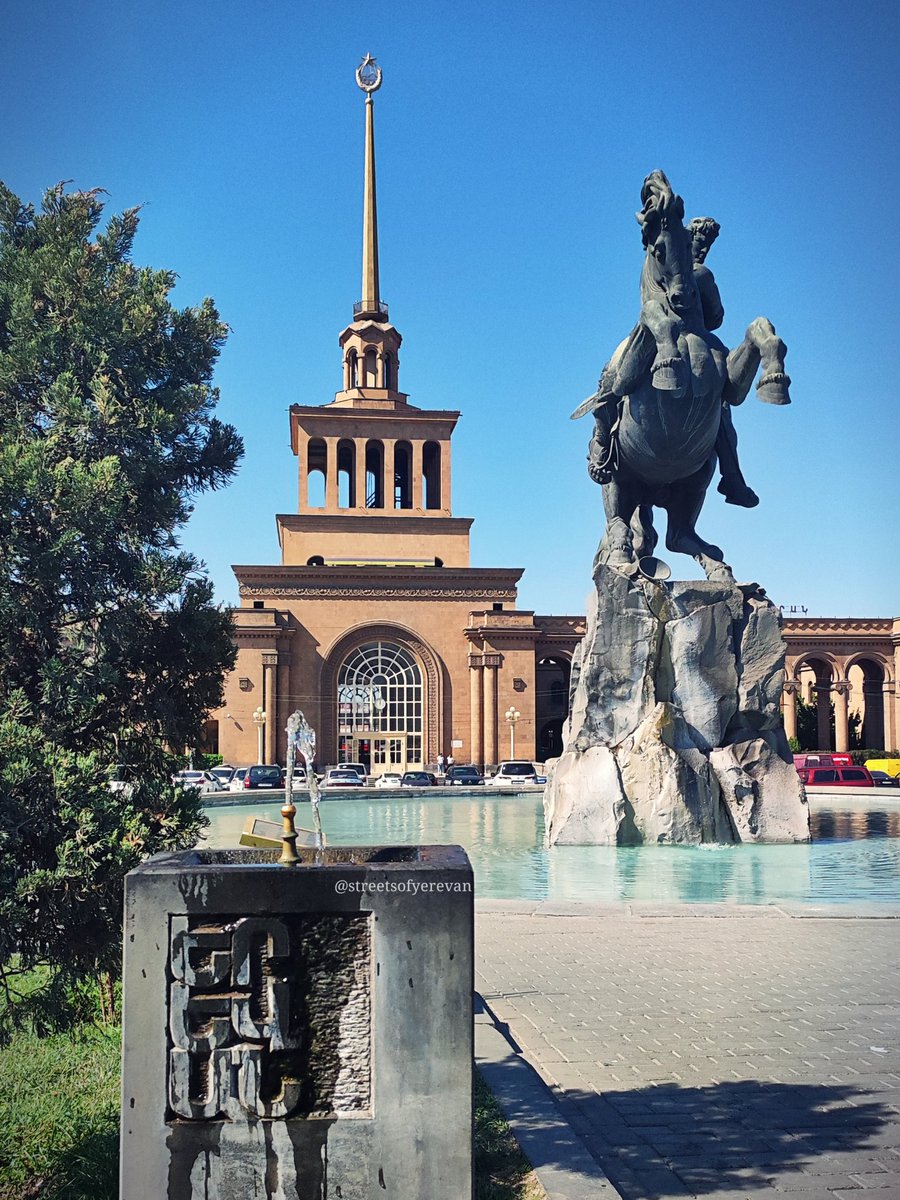 streetsofevn's tweet photo. Did you know the first railway line to #Yerevan was built in 1902 connecting Alexandropol (Gyumri) and Tiflis (Tbilisi).
#streetsofYerevan #Armenia https://t.co/mvMqbbpTy7