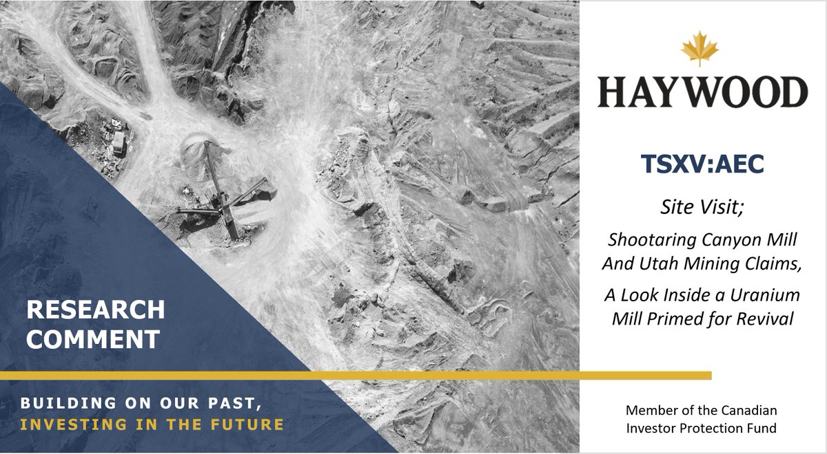 HaywoodSec's tweet image. Haywood Research Analyst Colin Healey has published a Site Visit comment on @Anfield_Energy. Contact your Haywood Investment Advisor for a copy. $AEC.V

#AnfieldEnergy #NuclearEnergy #Uranium #SiteVisit #Nuclear $AEC