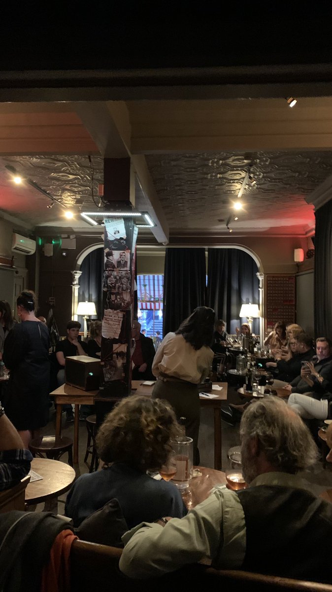 Applause to <a href="/glassmaskdublin/">Glass Mask Theatre</a> on ‘The Twenty Club’ at <a href="/BestsellerDub/">Bestseller Dublin</a>, to <a href="/LesleyConroy4/">Lesley Conroy</a>, @EvaJanez + @EvanneKilgallon for great performances, to writer <a href="/purplehearttc/">stewart roche</a> and to <a href="/RexRyan89/">Rex Ryan</a> for directing+establishing his GMT in this cool old venue. Dublin Theatre at its best⭐️⭐️⭐️⭐️⭐️