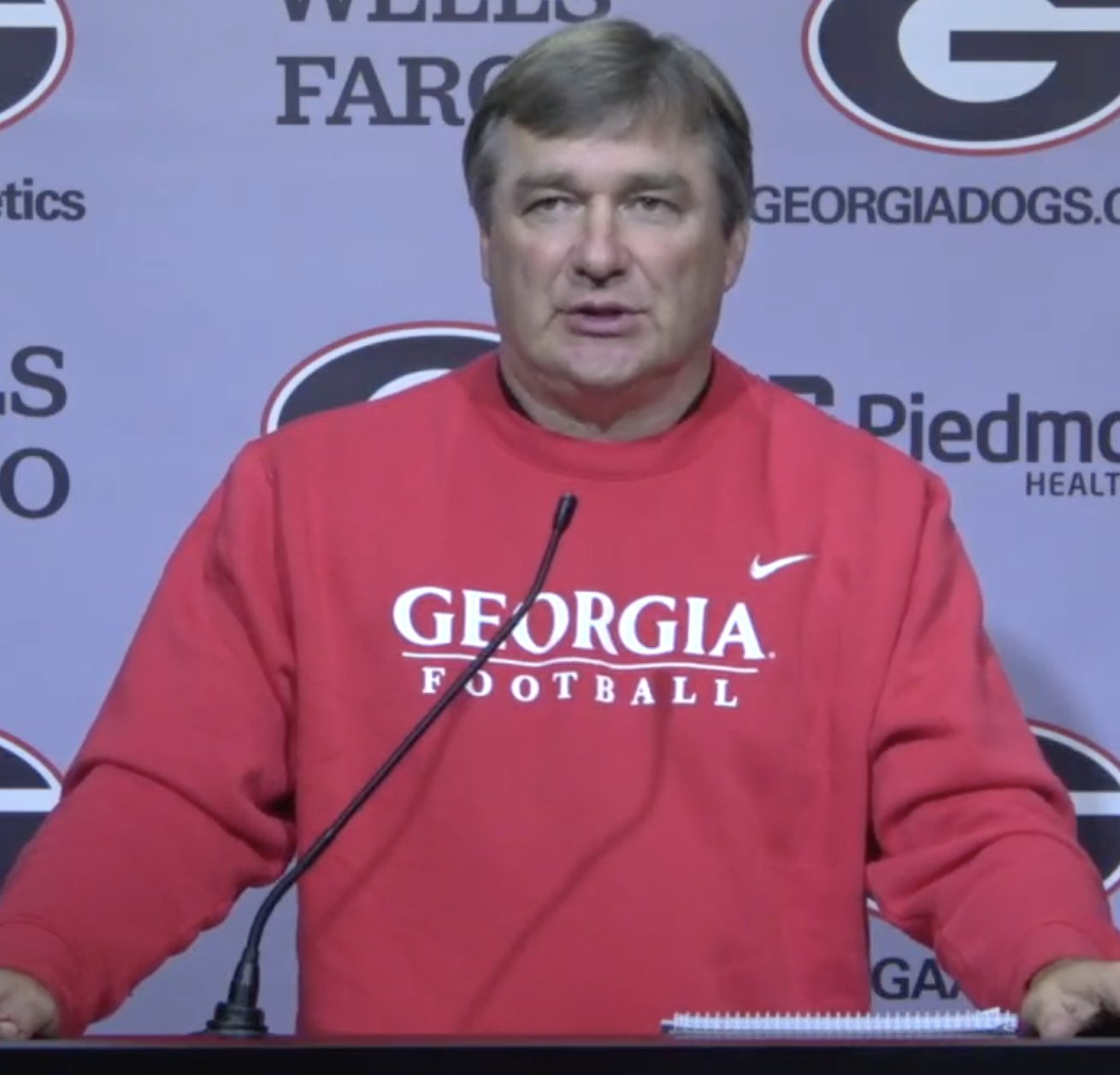 Savannah Leigh on X: Kirby Smart pulling out the best sweatshirt I've seen  so far. 10/10 https://t.co/HdDVChUI6G / X