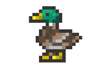 AnimalsPixel's tweet photo. Duck (Terraria) https://t.co/A3y6v2iO41