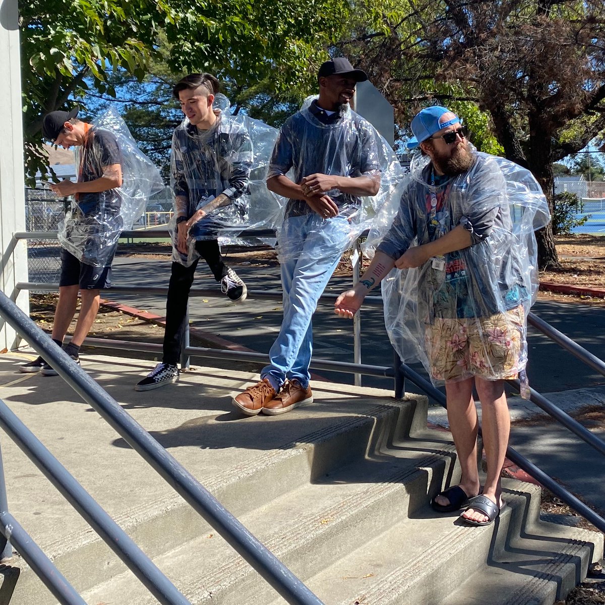 These are the brave souls who faced a public pie in the face last week for a @SYandSYS fundraiser. Thanks for putting the fun in fundraising!