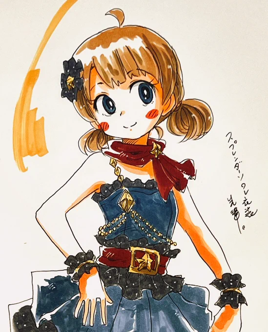 スプレンダーソワレ衣装おさげ桃子ちゃんセンパイ。 