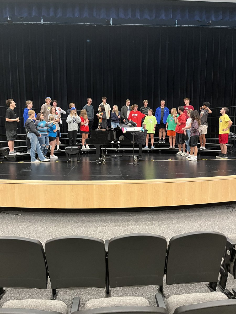 The madrigals are super excited for our concert tomorrow, October 4th! Come support our Andover High choirs at 7 pm in the AHS auditorium! Doors open at 6:30 pm! <a href="/AndoverHighKS/">Andover (KS) High School</a> #AHSperforms #choir