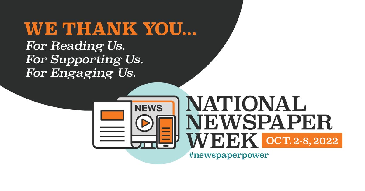 When you subscribe, you are supporting more than just the community newspaper. #newspaperpower #DemocracyDemandsJournalism #nationalnewspaperweek