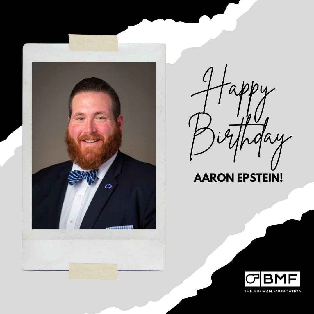 #HAPPYBIRTHDAY to our Board Member, Aaron Epstein! We appreciate all you do for BMF and hope that you have a great day. Everyone wish <a href="/adepstein5/">Aaron Epstein</a> an awesome birthday!