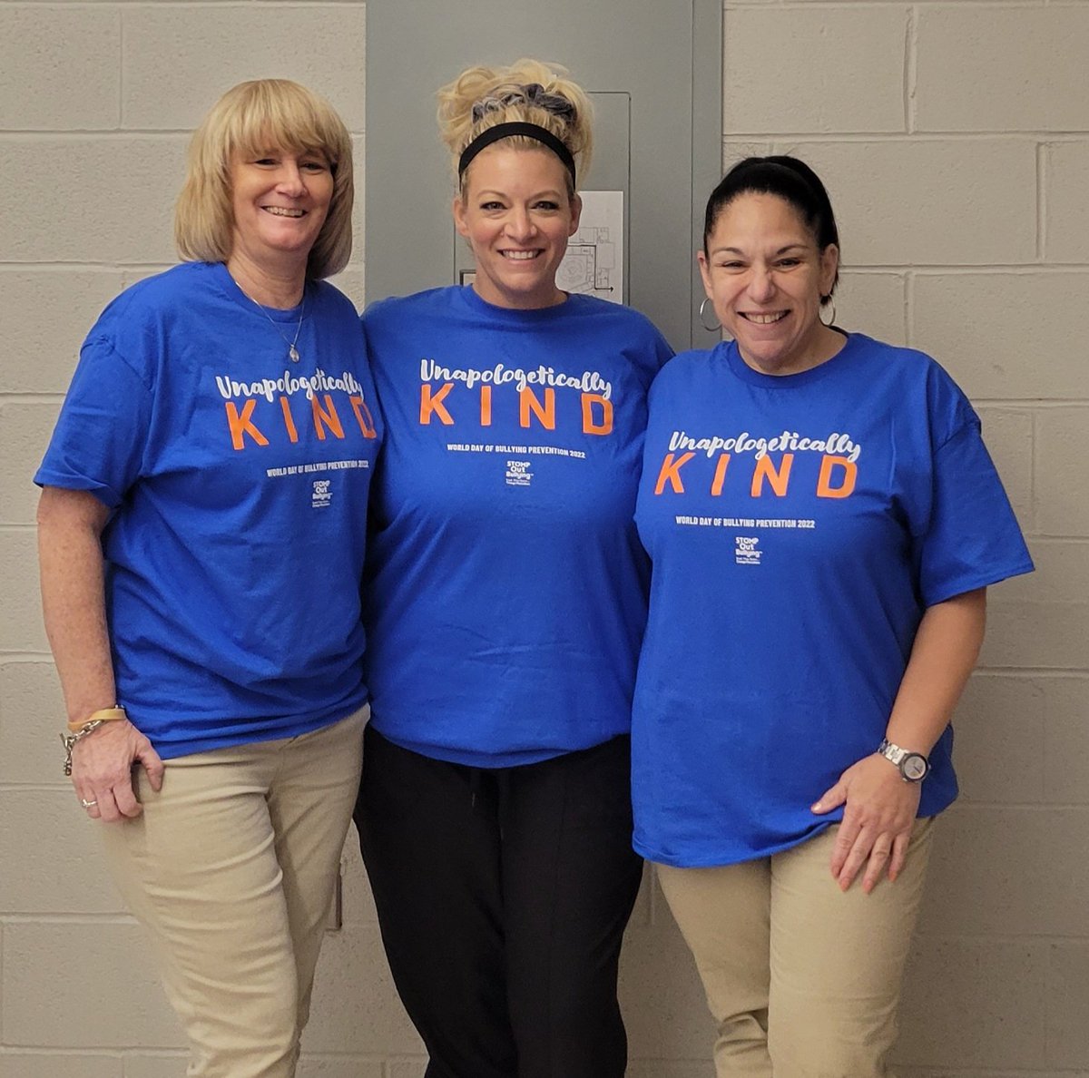 ninaneen69's tweet photo. L.F.C.M.S. Student Ambassador advisers are
#UnapologeticallyKind
today and every day!
#WorldDayofBullyingPrevention 
@STOMPOutBullyng https://t.co/sjocEZFaw6