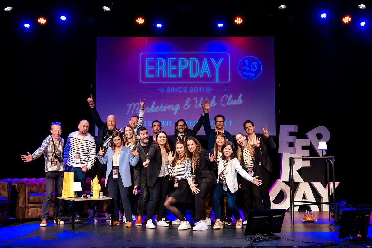 On a que 280 caractères pour tous vous remercier d'avoir participé, soutenu et/ou accompagné la 10ème édition de l'#Erepday 🙏

C'était complètement dingue et on espère que vous avez autant apprécié que nous ! 🔥

Un grand merci à tous, et on vous dit : à très vite 👀