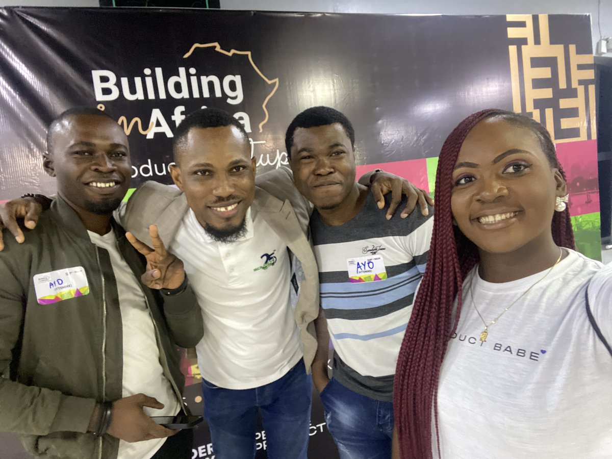 biyere4's tweet photo. I really had an amazing time organizing the #FFAxPIPProductMeetup event with d @peopleinproduct & @FoundersFFA team, it was truly an insightful event๐๐ฝ
Spot who you know?๐ @rogernort @thekitoye @JaxTimeTraveler Henry Uku, @XYZbySamuelTobi @ajuwon_ayodeji @haykyns @SimplyAzodo https://t.co/awW63ItapH