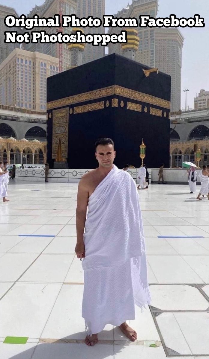 PhxWilliamD's tweet image. This man is Ibrahim Hamadeh when he was in Mecca for the Hajj. He has no court room experience but wants to be the AG in AZ. He’s changed his name but not his spots.  Don’t vote for any republiCON, ever. He doesn’t want the R’s to know he’s a Muslim so please retweet his pix.