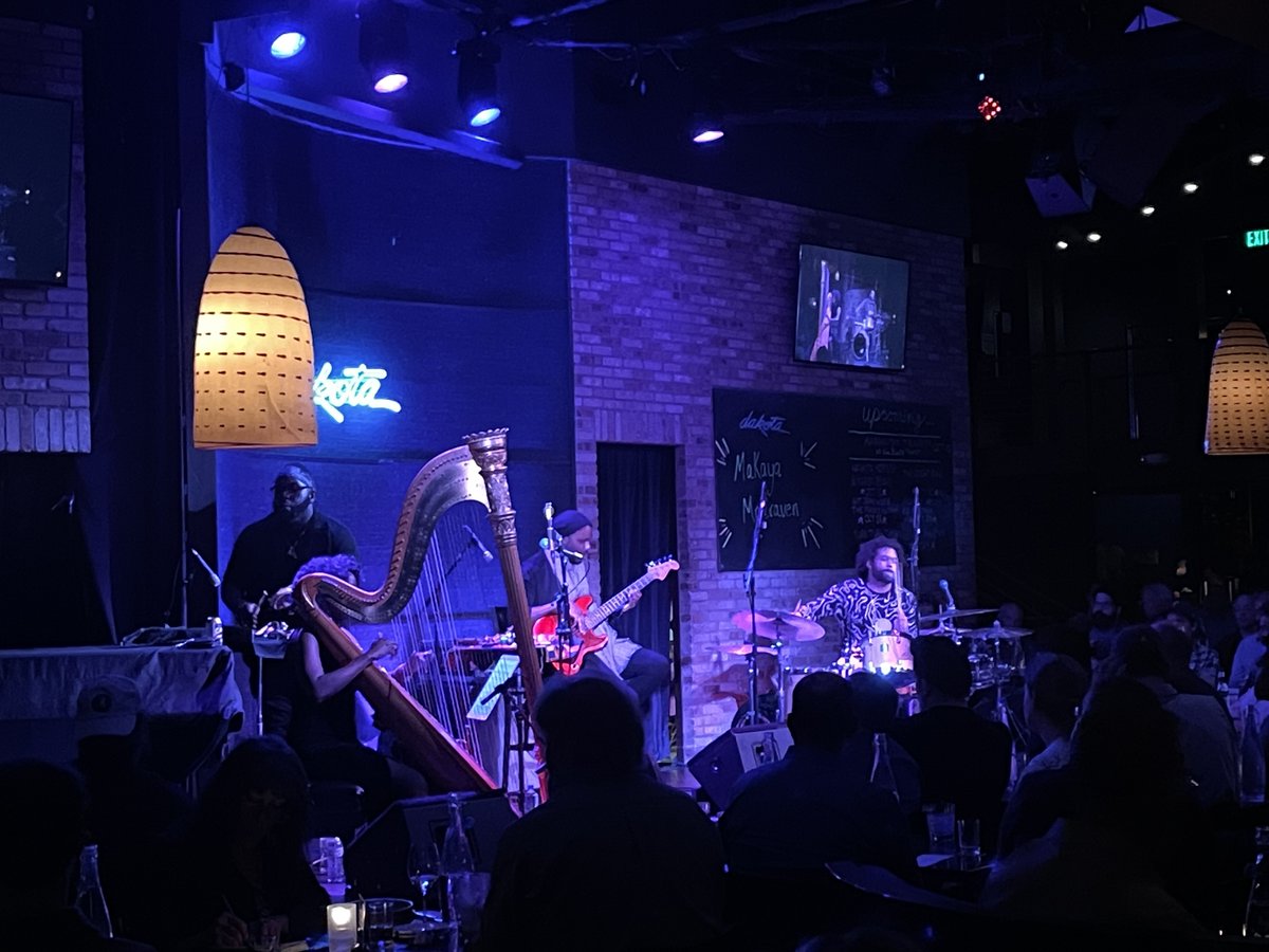 Go see live music! <a href="/MakayaMcCraven/">Makaya McCraven</a>, Marquis Hill <a href="/mhillsounds/">Marquis Hill</a>, Brandee Youger @harpista, and <a href="/JuniusPaulMusic/">Junius Paul</a> perform pieces from In These Times (our album of the week) in route of the grooviest live stroll I've ever seen. 

bit.ly/3SzBDrY  
@dakotajazzclub