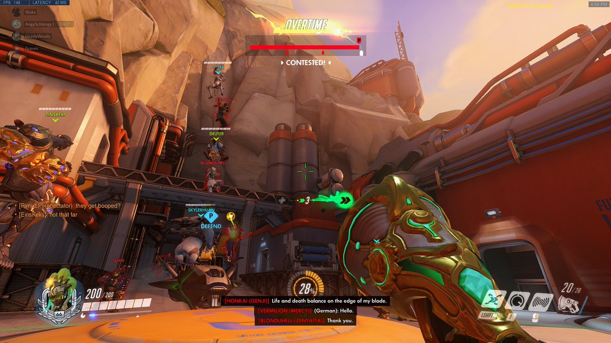 ToastyEmily's tweet photo. My very last game of OW1, HEORES NEVER DIE! 🦕🦖 https://t.co/gkG1kcncct