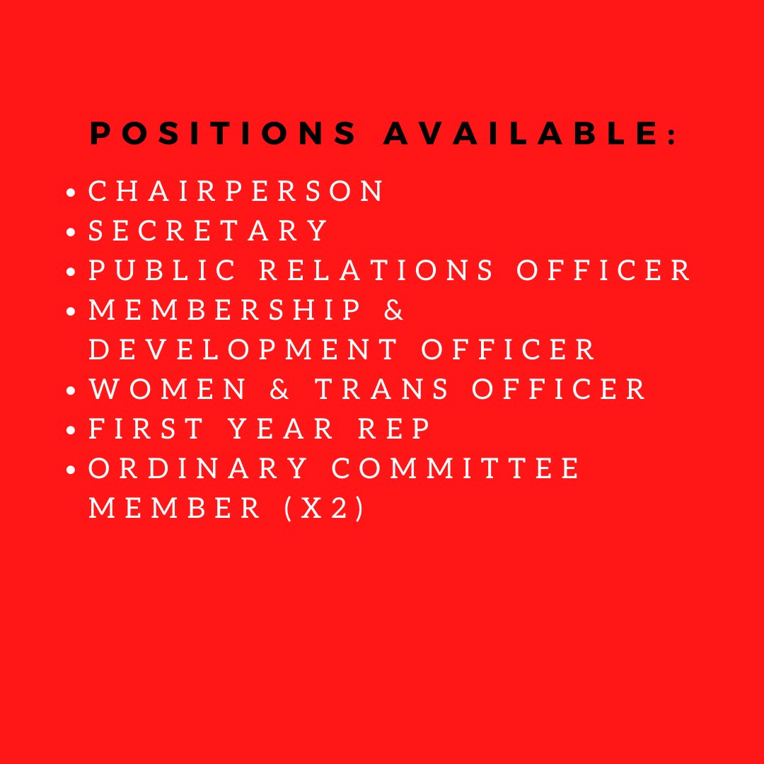 UCCLabour's tweet photo. Want to get involved in a vibrant and progressive political organisation? Look no further than UCC Labour

We are holding our EGM next Monday the 10th of October at 8:15pm via Zoom and there are plenty of available positions.  

DM for Zoom link. Looking forward to seeing you all https://t.co/TGD9eX85hb