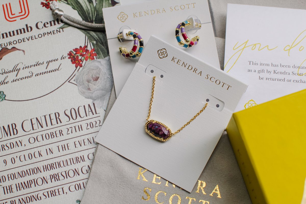 The Unumb Center for Neurodevelopment (@unumbcenter) on Twitter photo The Unumb Center Social will feature #art in many forms. Check out this #charming necklace and earring duo from our friends at <a href="/KendraScott/">kendrascott</a> that will be available in our silent #auction! Get your tickets to join us in the Gardens on October 27th: unumbcenter.ticket.qtego.net/tickets/list 🎨🥂 The Unumb Center Social will feature #art in many forms. Check out this #charming necklace and earring duo from our friends at <a href="/KendraScott/">kendrascott</a> that will be available in our silent #auction! Get your tickets to join us in the Gardens on October 27th: unumbcenter.ticket.qtego.net/tickets/list 🎨🥂
