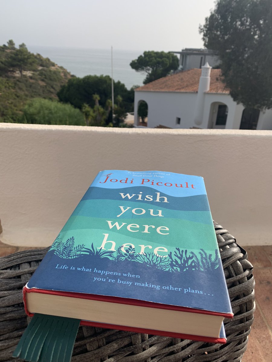 Cracking holiday read! Albeit I started it months ago (one page a night type of reader! 🤦🏻‍♀️). Superb book written during Covid when known of us really knew what was real. It’s vivid, witty, hopeful and well researched. 🧡 #wishyouwerehere #jodipicoult #carvoeiro #algarve
