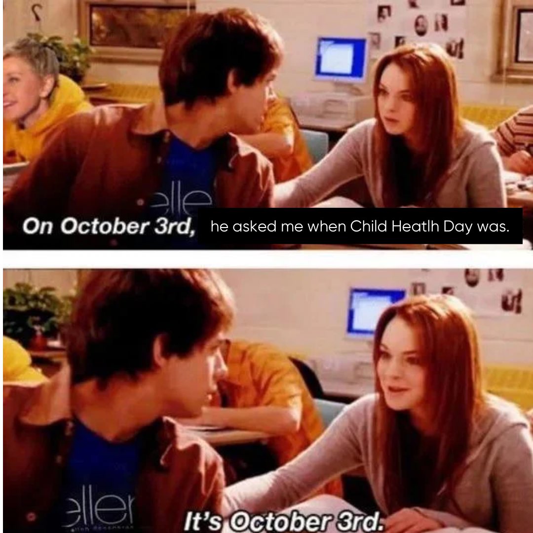 Happy Child Health Day!🥳