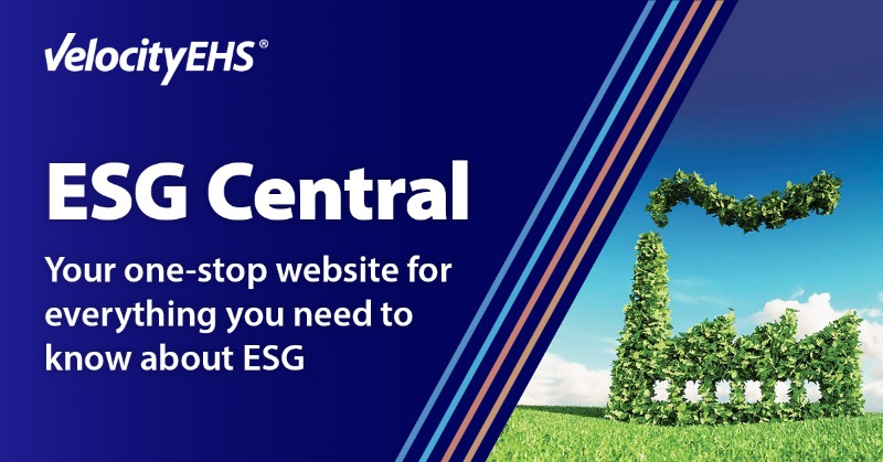 velocityehs's tweet photo. VelocityEHS just released a new #ESG knowledge hub on our website, ESG Central! 

This is your all-in-one resource for all things ESG, so be sure to bookmark the page for easy access and refer to it anytime for your ESG-related questions!