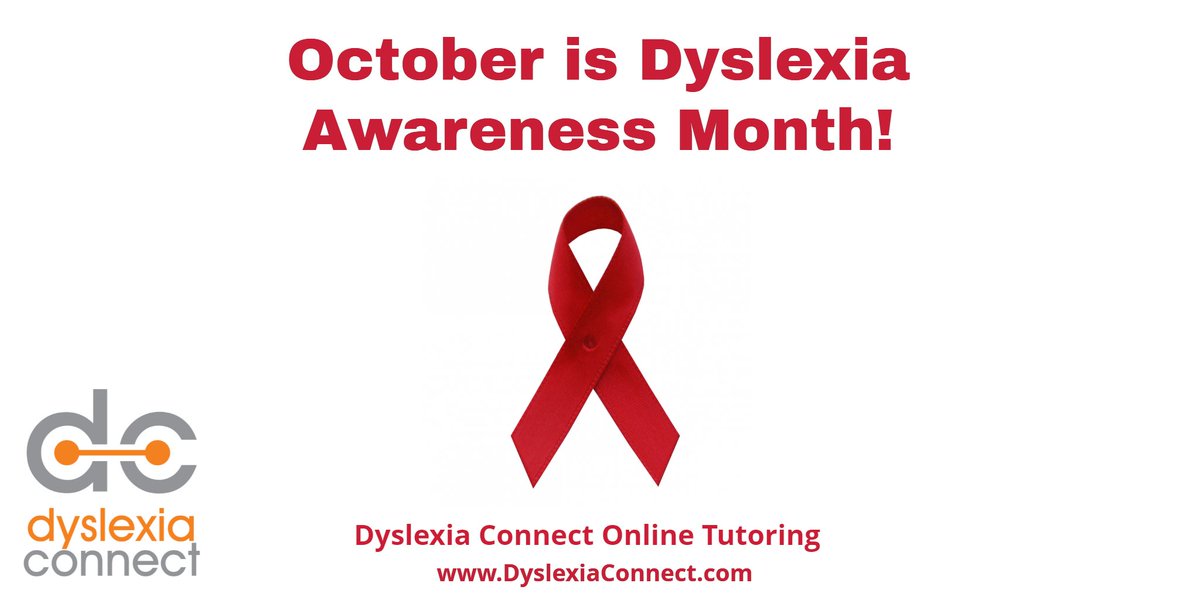 October is Dyslexia Awareness Month! #Dyslexia #DyslexiaAwarenessWeek #ADHD #Dysgraphia #DyslexiaAwarenessMonth