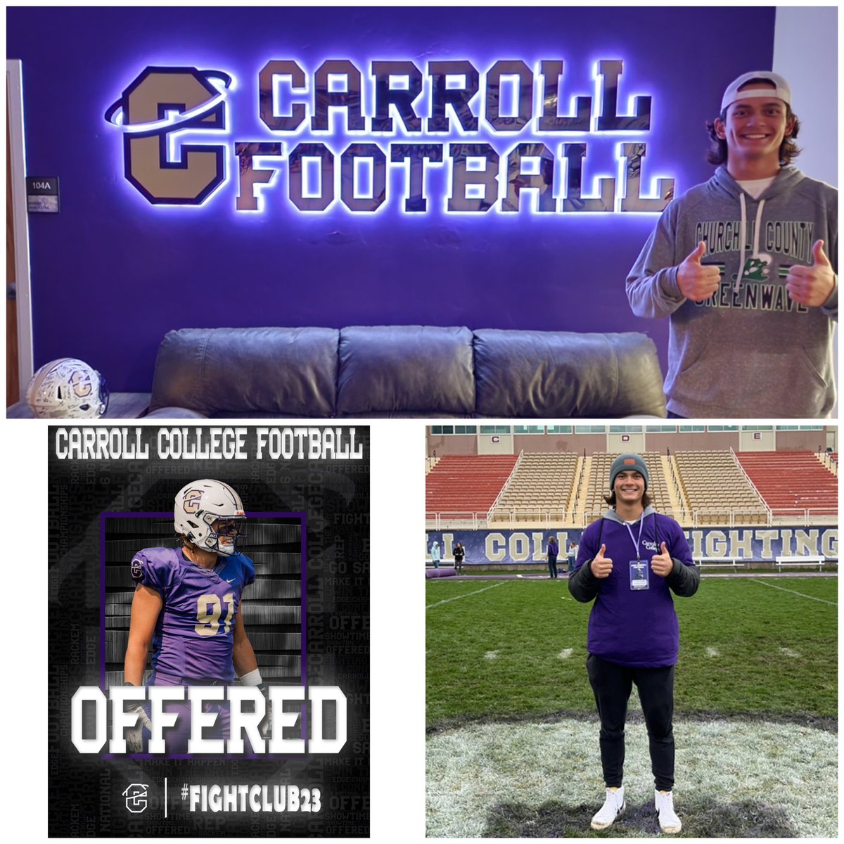Steven Moon (@stevenmoon34) on Twitter photo Had a great time at Carroll College, I’m thankful for <a href="/CoachTPurcell/">Coach Troy Purcell</a> and <a href="/Coach_RSpringer/">Ryan Springer</a> for having me. I’m honored to receive an offer from <a href="/FootballCarroll/">Carroll College Football</a> and I hope to be back soon! Had a great time at Carroll College, I’m thankful for <a href="/CoachTPurcell/">Coach Troy Purcell</a> and <a href="/Coach_RSpringer/">Ryan Springer</a> for having me. I’m honored to receive an offer from <a href="/FootballCarroll/">Carroll College Football</a> and I hope to be back soon!