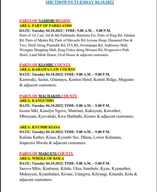 Kenya Power tweet media