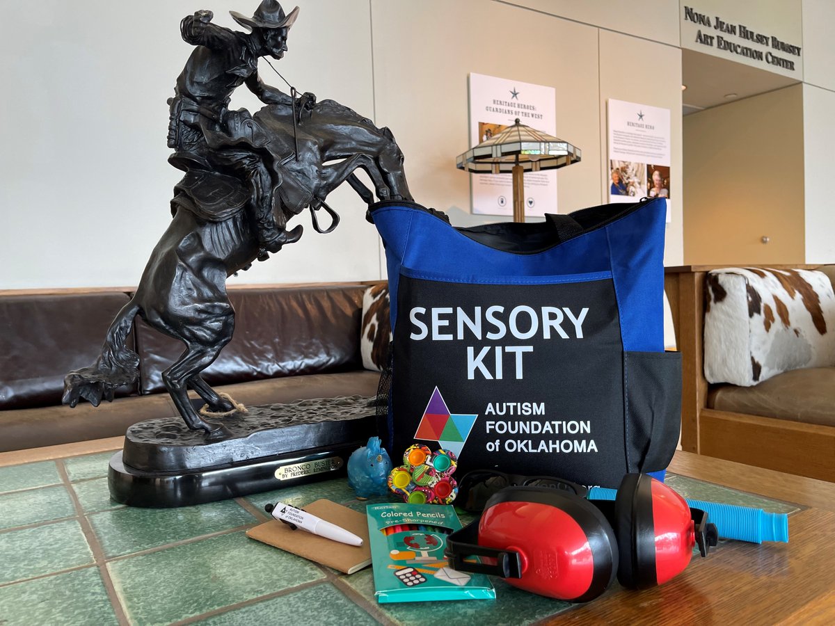 ncwhm's tweet photo. Morning! We are proud to announce that we are the first museum in Oklahoma to earn the Certified Autism Center™ (CAC) designation. The CAC is awarded to organizations that assist autistic or sensory-sensitive individuals and their families during their visit. #HashtagTheCowboy https://t.co/PeeqkWdG4u