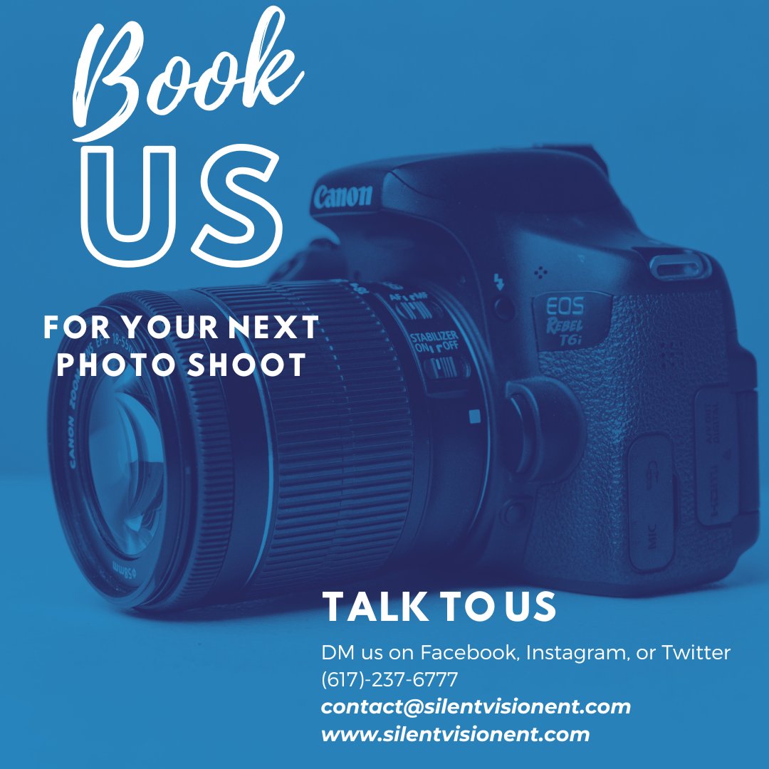 SilentVisionEnt's tweet photo. Have a creative photo shoot in mind? Need headshots? Have family photos you'd love to take to fill up that empty wall? Book Silent Vision today to help you! #SilentVisionEntertainment #SVE #SVEShoots #photography #portraits #headshots #BostonPhotographyAndFilmmaking https://t.co/XJoXawC4oj