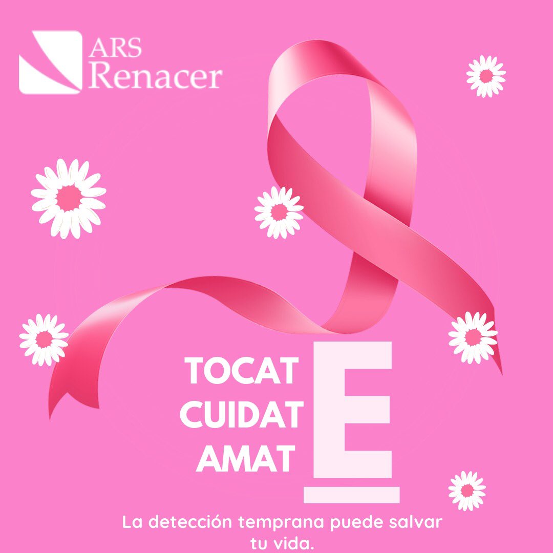 El mes de octubre es llamado mundialmente el mes rosa, en busca de concientizar a cerca de esta enfermedad que ataca a hombres y mujeres.

Realizarte un chequeo a tiempo, logra notablemente la modificación del pronóstico de la enfermedad.

#AlertaRosaRenacer 
#MesRosa