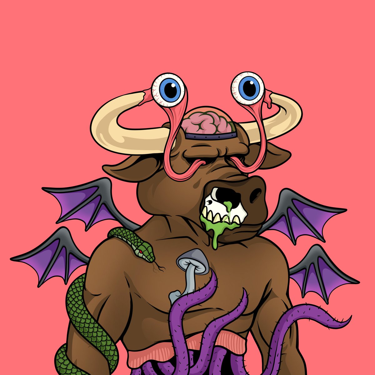 Zombie Bulls are thirsty for the bear blood.🐂⚔️🐻

#Staybullish #Zombiebulls