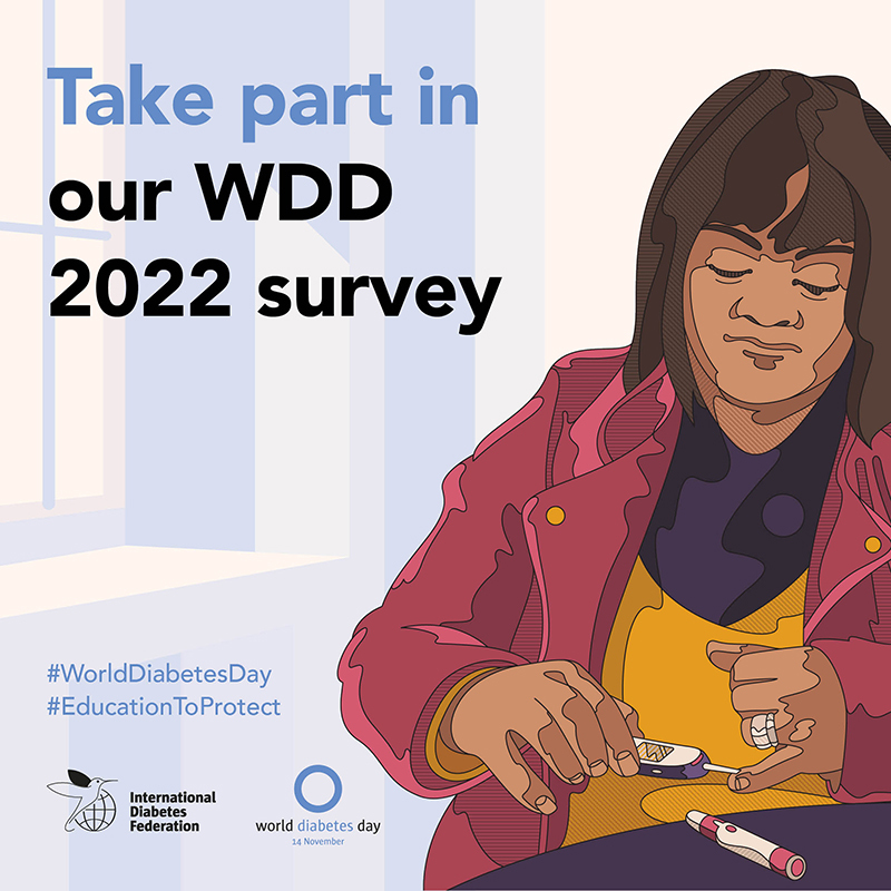 Have you taken our global #WorldDiabetesDay survey? Let us know your thoughts on #diabetes education. Tell us what’s good, where you get your information, and what needs to improve! It’s just 10 minutes: bit.ly/WDDSurvey2022