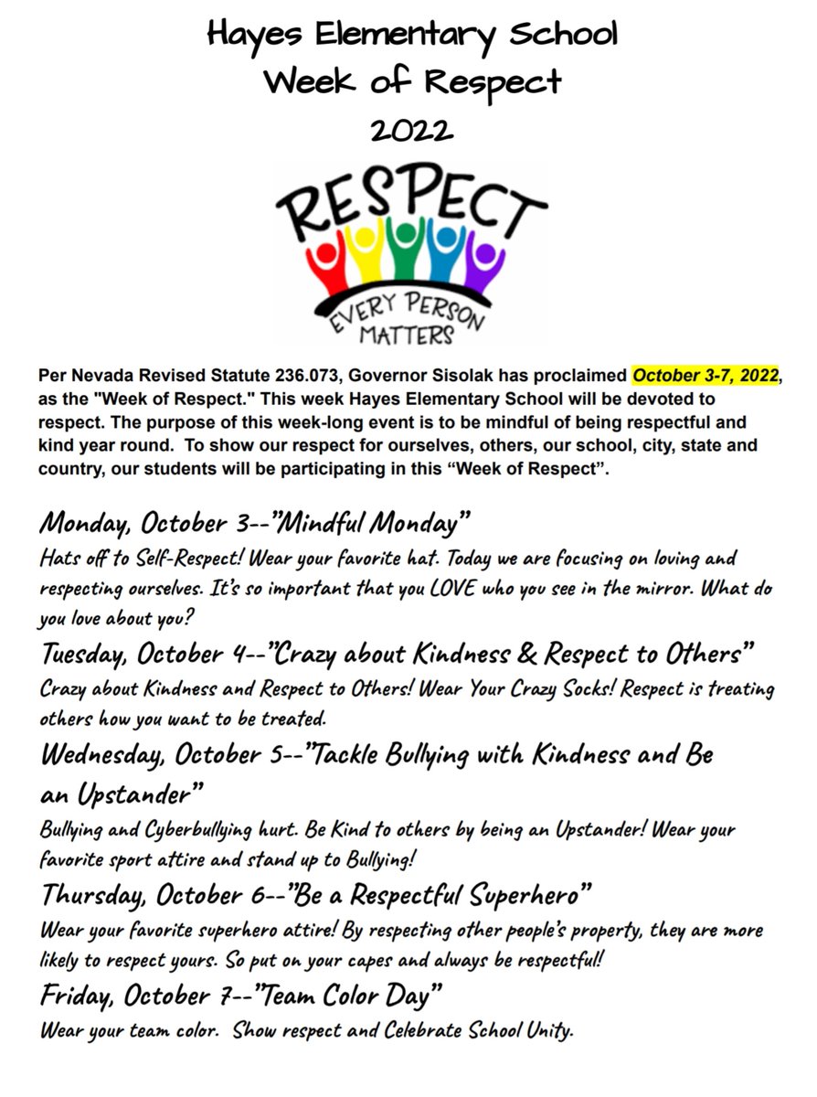 Hayes Elementary School CCSD tweet media
