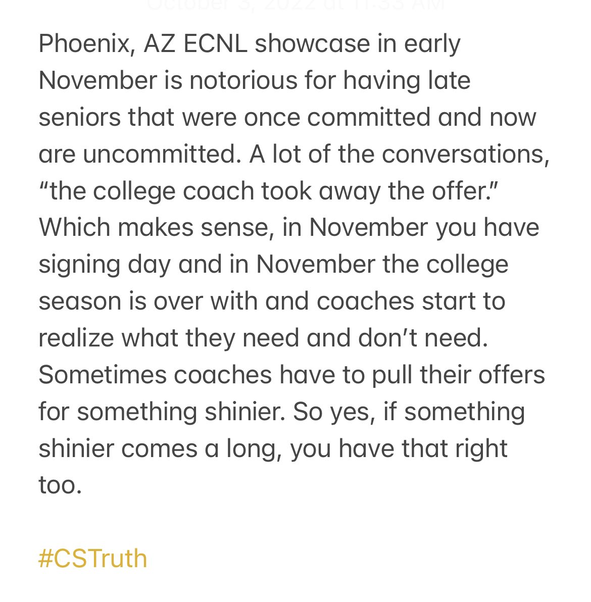 College Soccer Truth ™ on Twitter: 