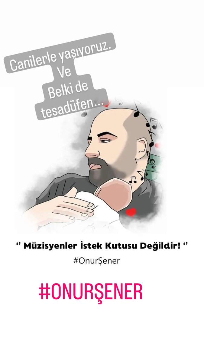 Canilerle yaşıyoruz
Ve
belki de tesadüfen
#OnurSenerİcinAdalet
#OnurŞener