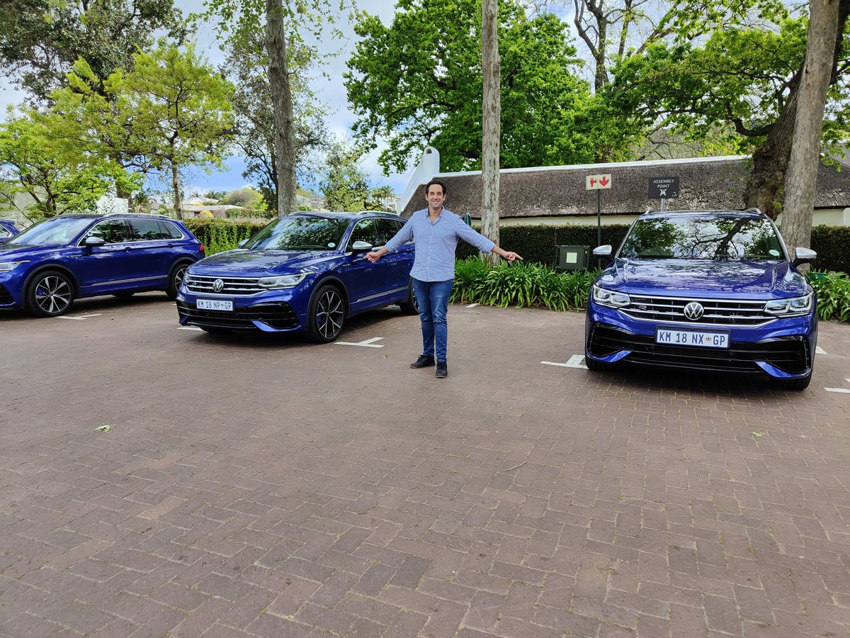 TechnoBokMedia's tweet photo. Great day out with @VolkswagenSA experiencing the best of 🔥 performance with the new #Golf8R & #TiguanR now in Mzansi 🇿🇦. Which new #Vrrrpa vehicle would you choose???🏁🏁🏁
.
.
Watch our driving experience 📽️
https://t.co/aCUWc8qOcQ https://t.co/MgrQBaEcwa