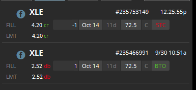 TradesSmall's tweet photo. Nice 66% profit on XLE https://t.co/Na5LUv2Hdo