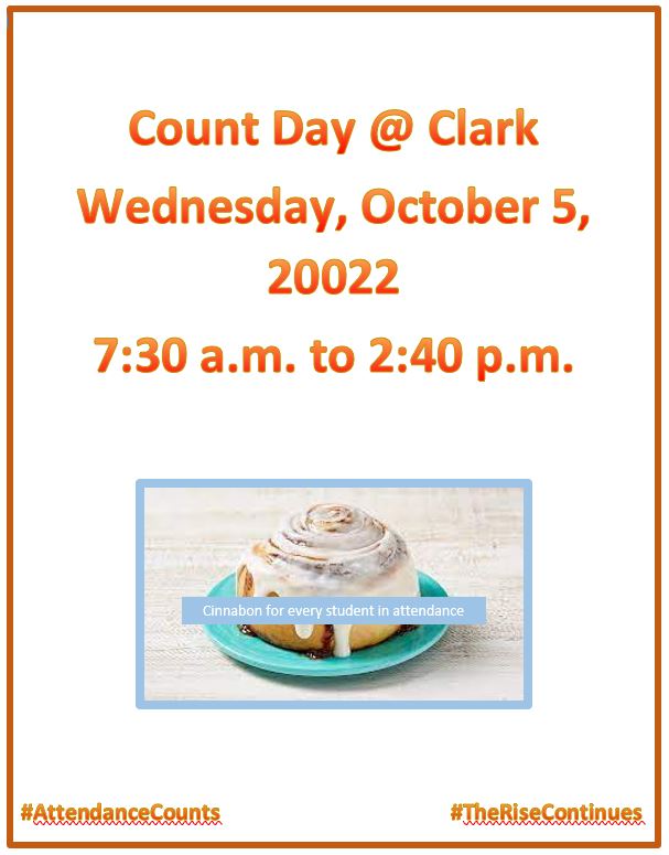 Clark_Eagles <a href="/Detroitk12/">DPSCommunityDistrict</a> Count Day...Wednesday, October 5, 2022
#countday #DPSCD #TheRiseContinues