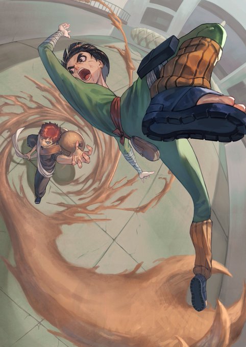 「2boys kicking」 illustration images(Latest)