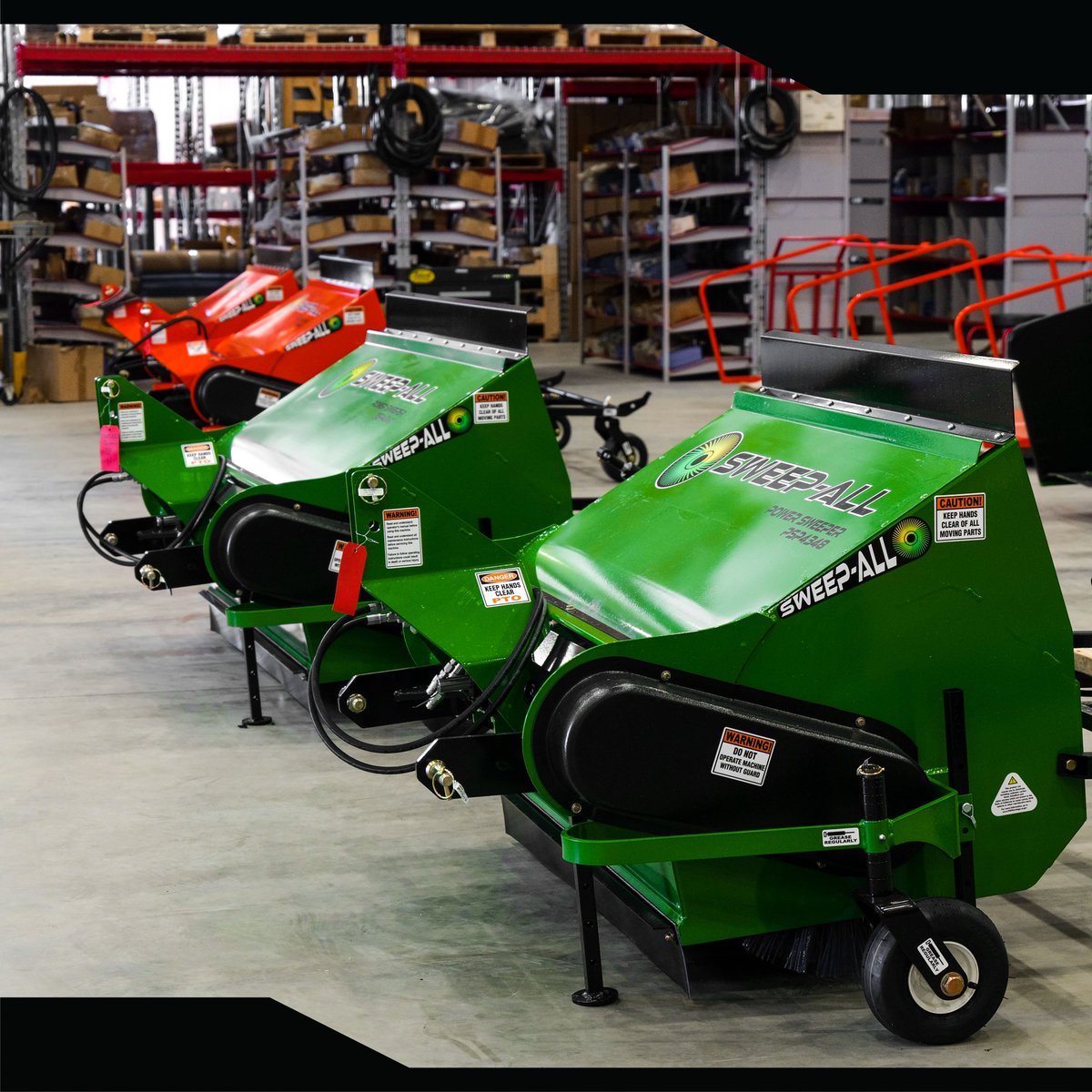 SweepAllTurf's tweet photo. It’s a PTO powered week!💪 our shop is full of PSP series sweepers, which are powered by your tractors PTO shaft!
.
.
#landscape #farmer #lawn #turf #lawncare #healthylawn #turfequipment #yard #yardwork #garden #gardening #gardener #sweeper #aeration #aerator #hopper #niceyard https://t.co/FaAI2Dmucl