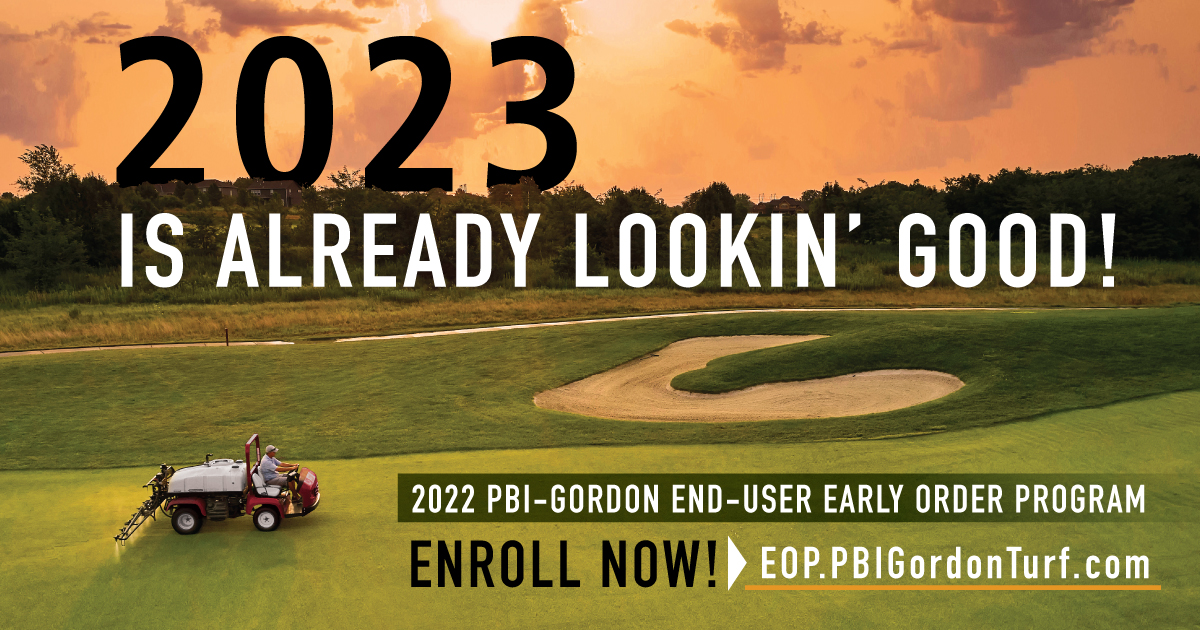 PBIGordonTurf's tweet photo. 2023 starts now! Now through November 18th, receive the best prices on 16 of our most popular products with the #PBIGordonTurf End-User Early Order Program. https://t.co/IzUUsAvnAT https://t.co/Nw22TrzoVS