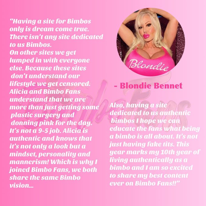 3 pic. I am so so excited guys! This is the best Bimbo news ever! @thebimbofans is finally live & ready
