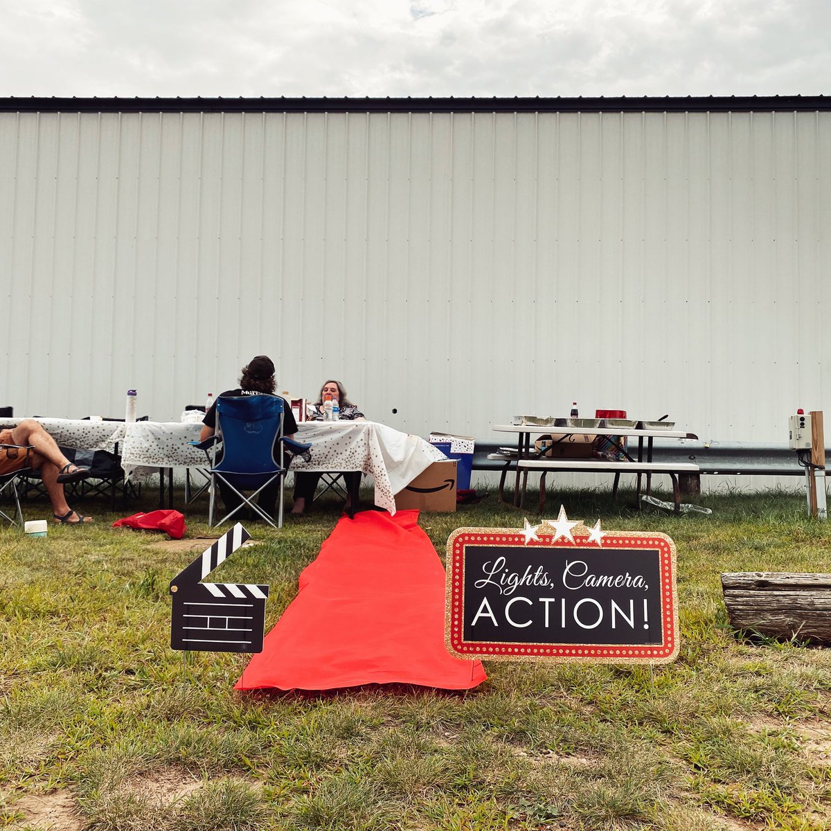 Biebert's tweet image. Happy birthday to @imaracingmom! 🎉 

In 2020, she hosted an outdoor screening of our last feature film. I was hurting from the loss of our big premiere events due to COVID.

When I turned the corner &amp;amp; saw her fun red carpet setup for us, I teared up. She’s wonderful.

She cares.