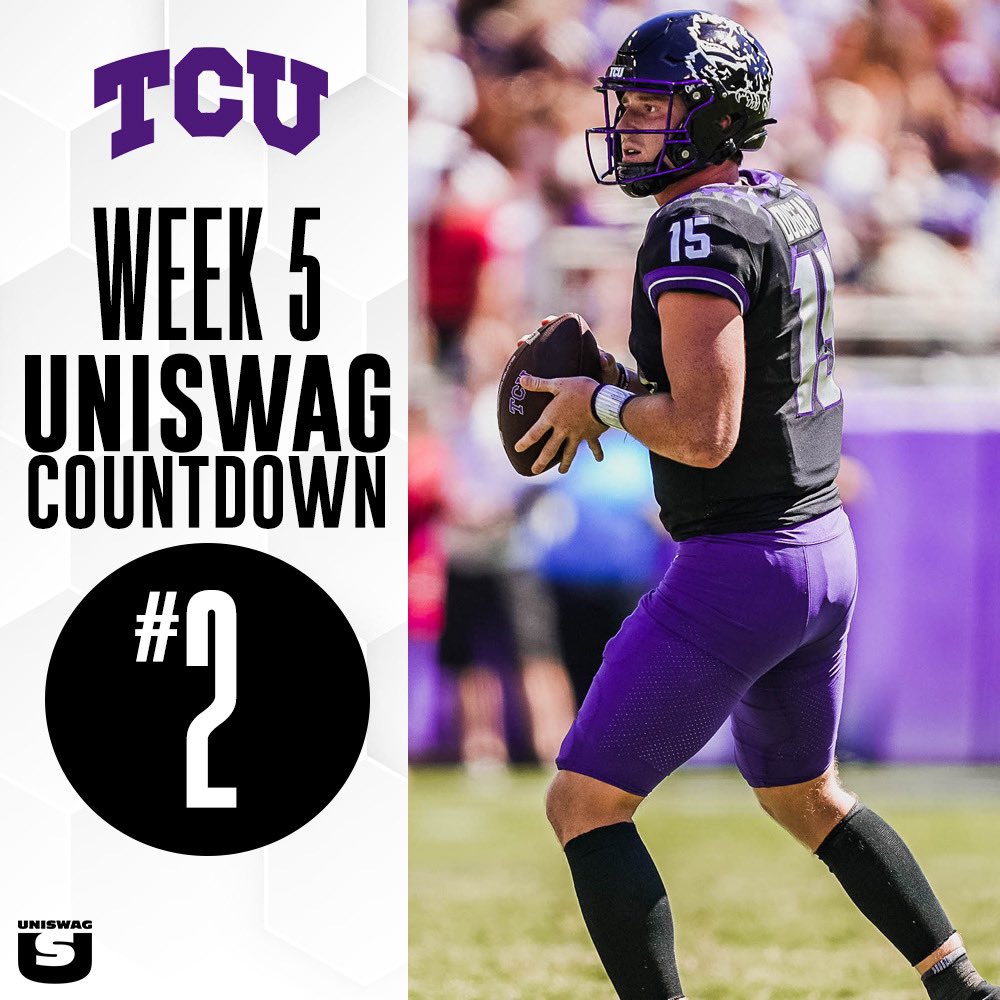 UNISWAG's tweet photo. UNISWAG Uniform of the Week Countdown 

#2 @TCUFootball 

#uniswag https://t.co/HPY4qksG2M