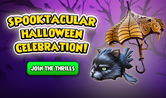 Trick or treat? 🎃

Halloween in the Spiral is here! To celebrate the spooky occasion, we’re bringing back your frightening favorites, decorating Wizard City in haunting fashion, and returning the 3 Halloween fish back to the Spiral’s waters. wizard101.com/game/halloween… #Wizard101