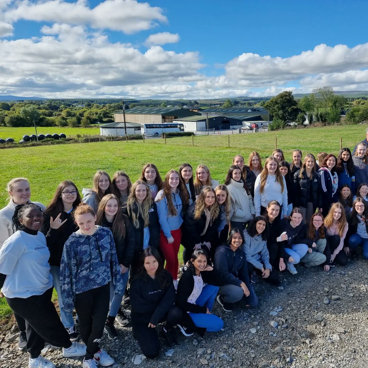 conroyfarmtours's tweet photo. Dominican College Galway @dominicangalway Taylor's Hill Transition Year Students: Part 2 thoroughly enjoyed their time on the farm last Thursday! 
By the end of the tour don't know if girls were more impressed by Billy, Blonde or Smallie 😉🤣

@conroyfarmtours
@konfect_bakery https://t.co/didcJcU8tA